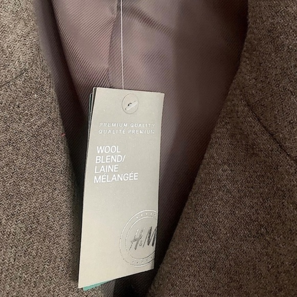 H&M Wool Oversized Coat NWT - Picture 6 of 9